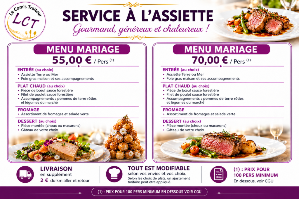 service a l'assiette